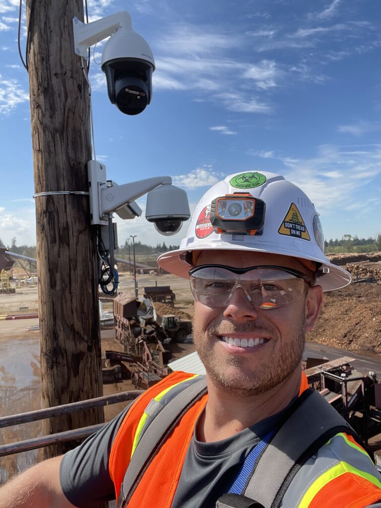 Matt Installing Thermal PTZ Camera